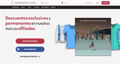 Desktop Screenshot of fashionwhere.com